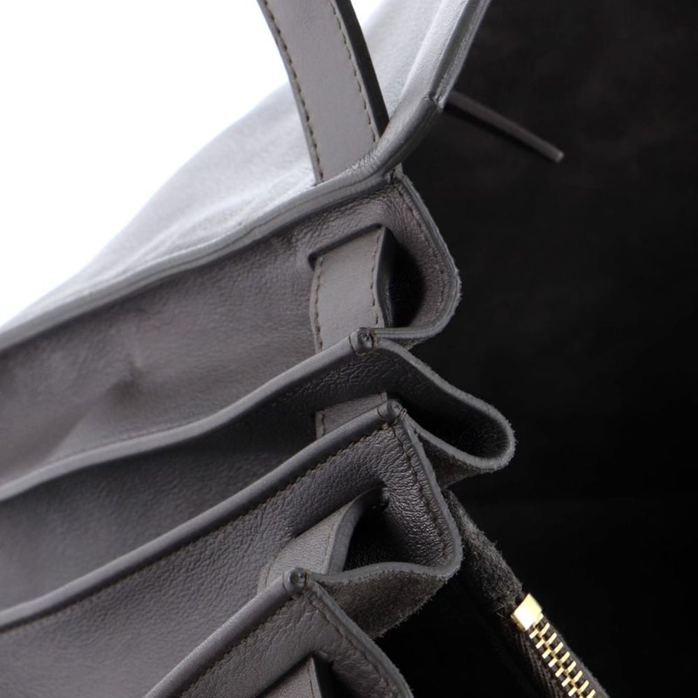 Saint Laurent Sac de Jour Bag Leather Large Gray - Picture 9 of 11